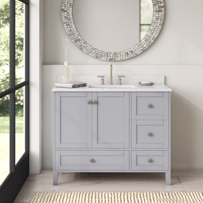 Ensemble de meuble-lavabo simple 42 po Selma