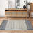 Imitation Cashmere Geometric Striped Carpet-115294610