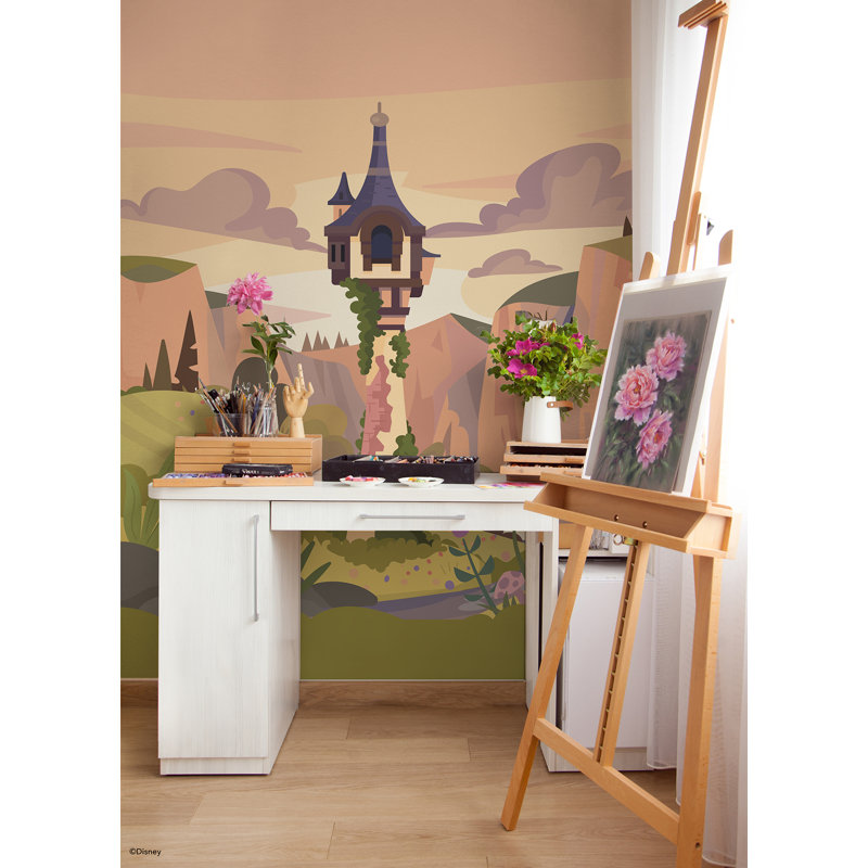 Murale pelez et collez Disney Princess Raiponce