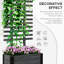 Lit de jardin surélevé avec treillis Outsunny