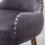 Fauteuil demi-tonneau capitonné à dossier capitonné-1262431824
