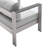 Shore Sunbrella Fabric Outdoor Patio Aluminum 7 Piece Sectional Sofa Set-311865651