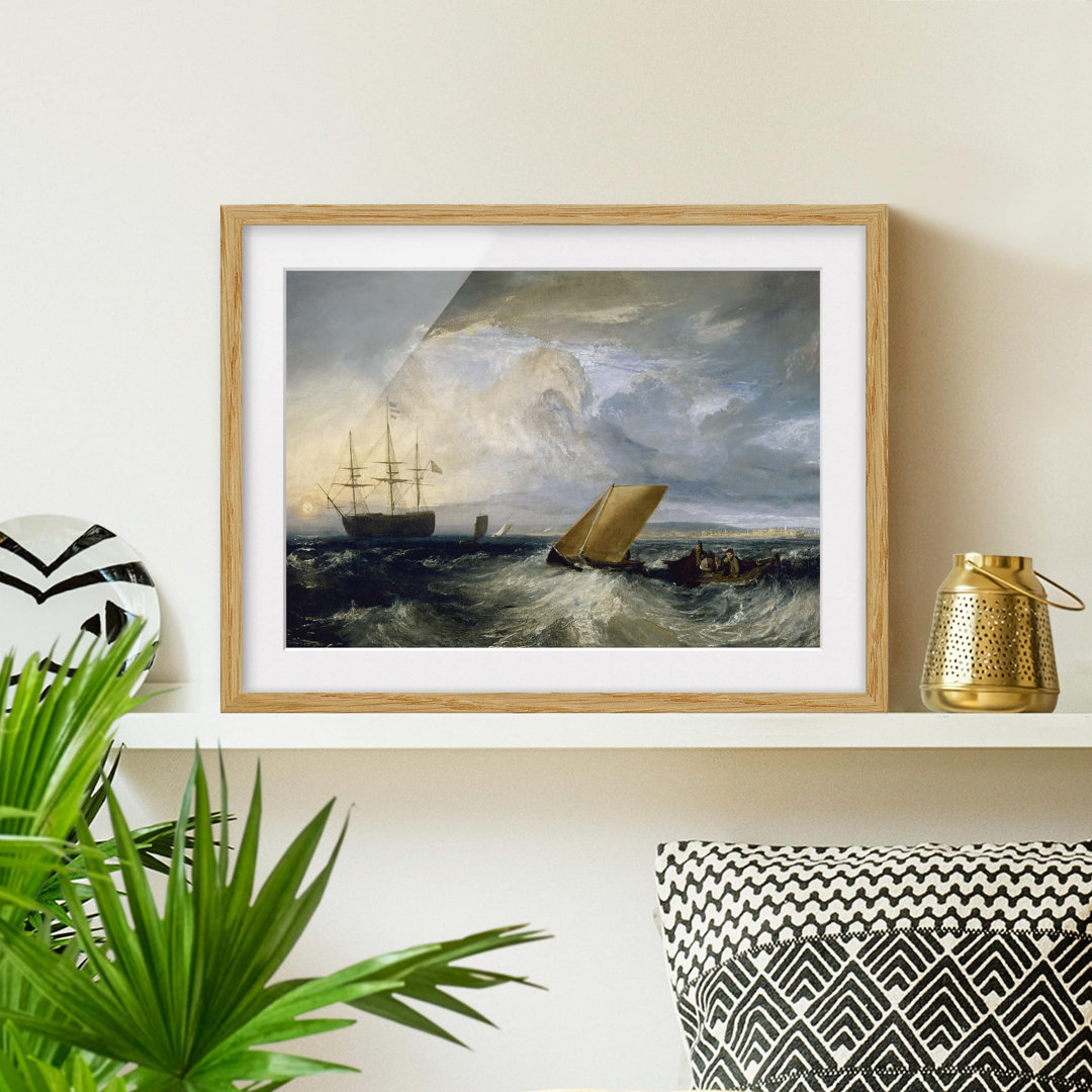 Gerahmtes Poster Sheer von William Turner