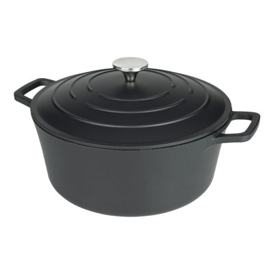 Commichef Cast Aluminium, Round, Non-Stick Casserole Dish