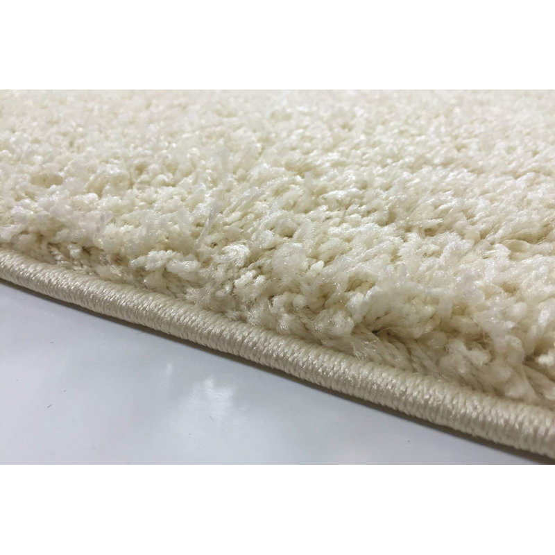 Power Loom Shag Area Rugs with Size and Color Options, Rectangle 4'11" x 6'11"
