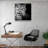 Stunning Decorative Tempered Glass Painting, 19.7 x 19.7 Inches | 100% Tempered Glass, Thickness: 0.16 Inches | UV Printing for Vibrant Colors | Perfect for Home Décor, Living Room or Office Wall Art