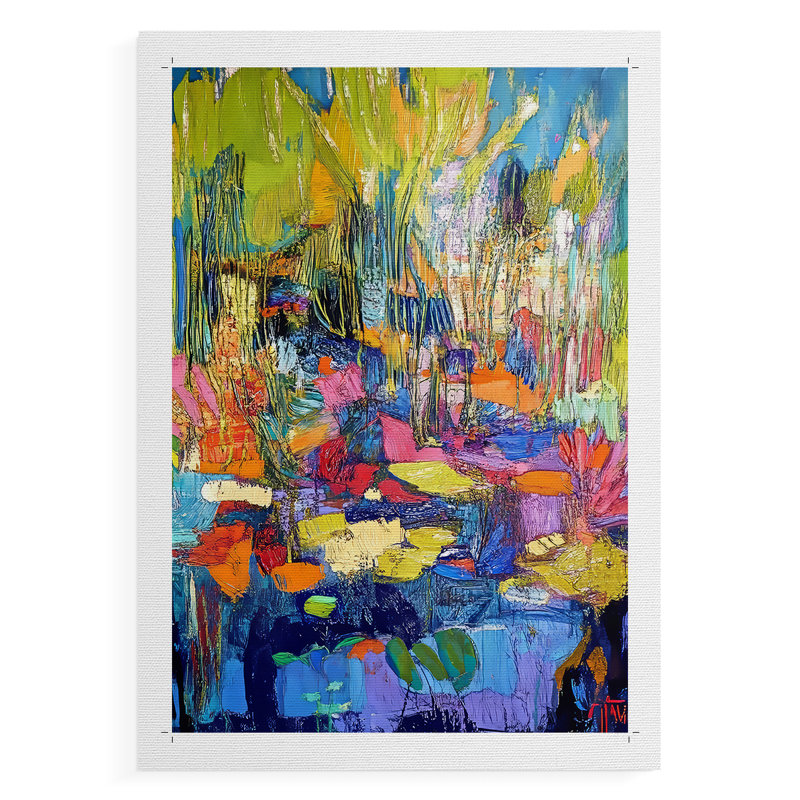 FLORAL Series DIXCIX - Impression sur toile seulement - NON CADRE, H 12 po x l 8 po