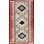 1930s Gray Tribal Antique American Navajo Carpet 4'9"x 6'9" Flatweave Wool Rug
