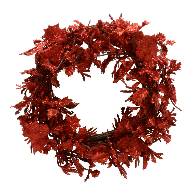 Holly Wreath, Red