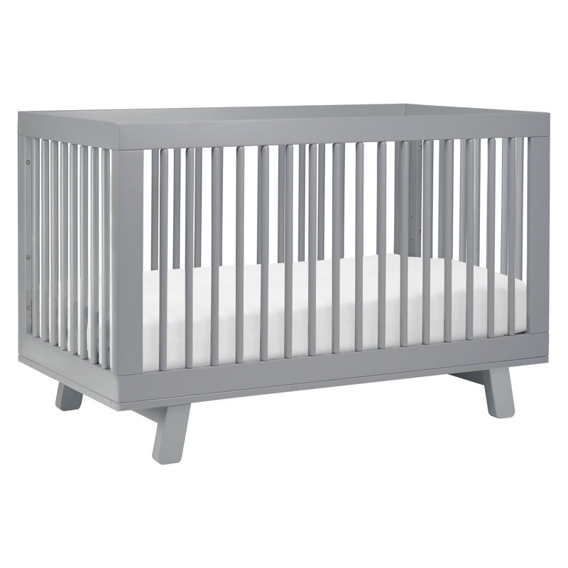Hudson 3-in-1 Convertible Crib, Gray