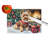 Yorkshire Terrier Cozy Christmas Glass Cutting Board Large