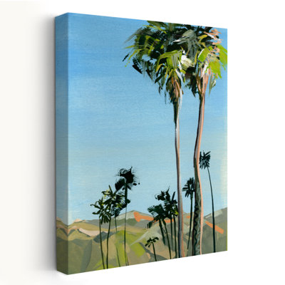 LA Palms - Paysages, palmiers de Californie, États-Unis, art tropical