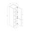 BBK Silver 200cmH x 50cmW x 57cmD Particleboard Ready-to-Assemble Corner Pantry/Tall Cabinet