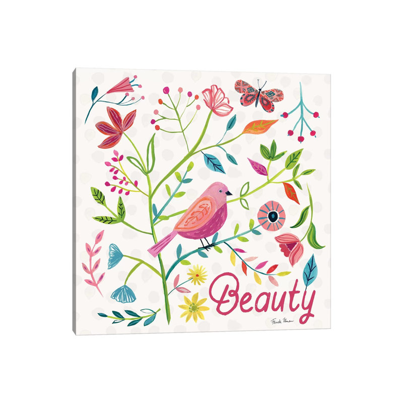 Budding Beauty III by Farida Zaman - Wrapped Canvas Gallery-Wrapped Canvas Giclée, 30.48 cm H x 30.48 cm W