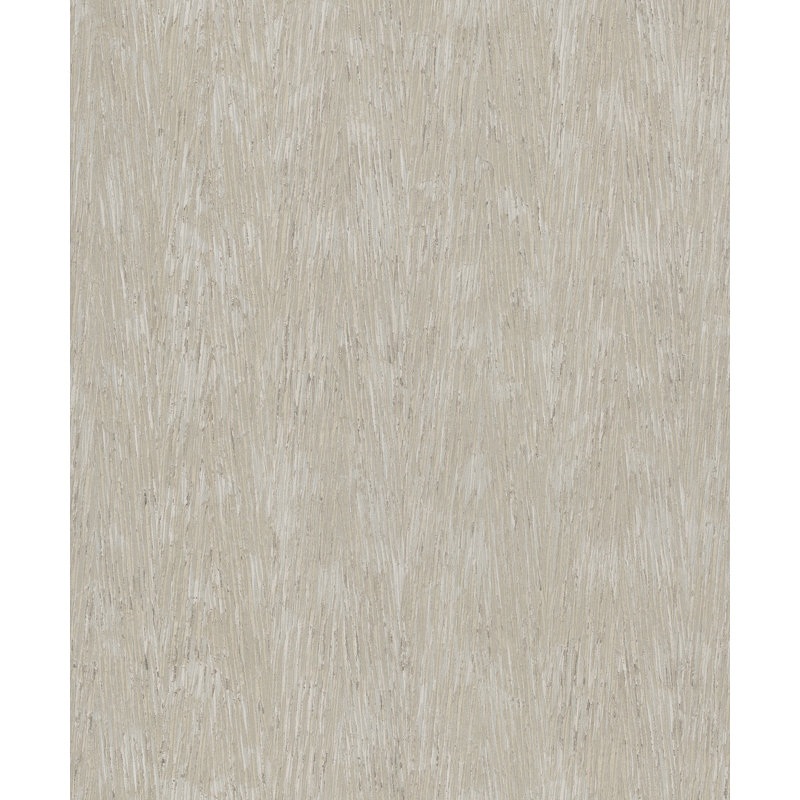 Gilded Plume Wallpaper, Warm Grey