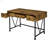 Rustic Nutmeg 2-Piece Computer Desk And Bookcase