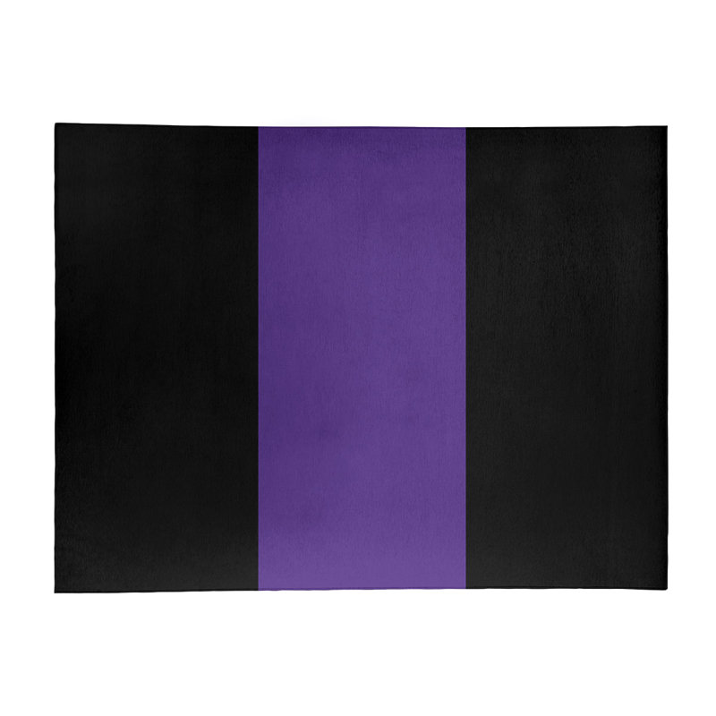 Tapis mauve/noir, Rectangle 8 pi x 10 pi