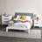 Yume Mid Century Modern Solid Wood Nightstand with 2 Storage Drawers-1865515846