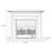 White Manufactured Wood Electric Fireplace-278268887
