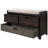Entryway Bench with Removable Basket and Drawers-966252596
