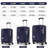 Luggage,with front opening,TSA approved lock,hardshell suitcase-123855593