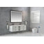 Miroir de salle de bain 60 "x 48" à DEL avec cadre en aluminium-83487282