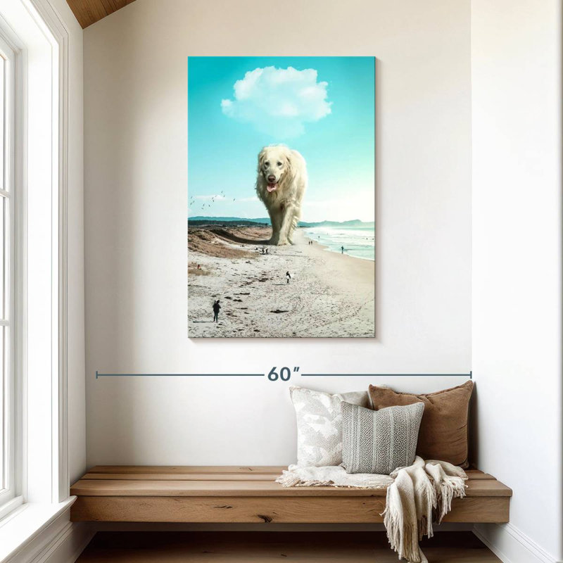 Brampt Wander Dog, 45" H x 30" W