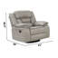 Chaise rembourrée en similicuir faite de bois