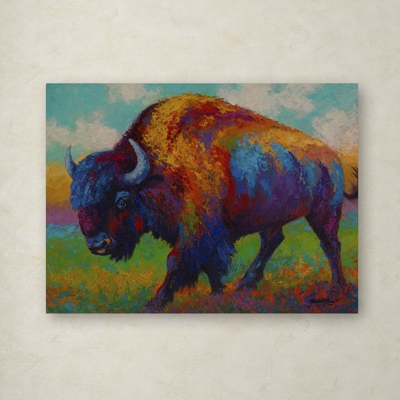 «Prairie Muse» par Marion Rose, reproduction sur toile, H 14 po x l 19 po x P 2 po