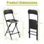 Upholstered Padded Folding Bar Stools with Footrest-1837202115