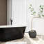 Baignoire de trempage autoportante 59 po. X 31 po. En noir et blanc