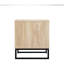 Table d'appoint en bouleau Coastal Modern