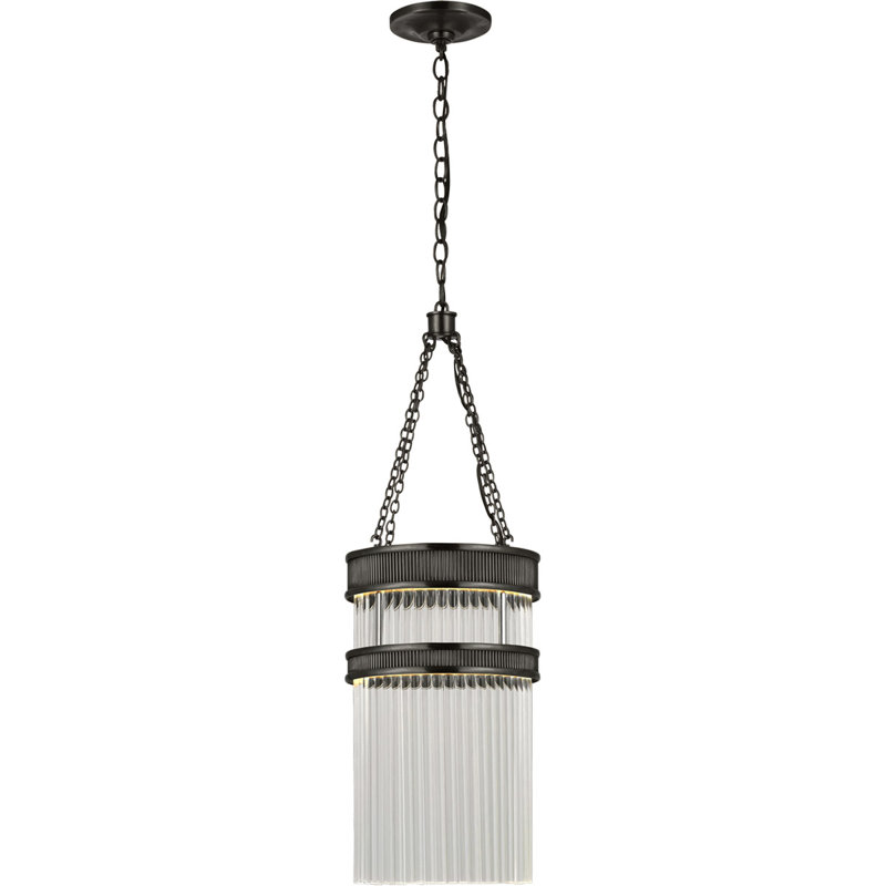 Marie Flanigan Menil Tall Chandelier, Bronze