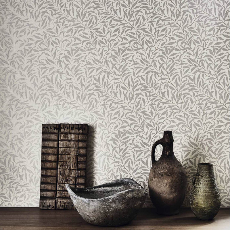 Pure Willow Bough Wallpaper, Eggshell/Chalk