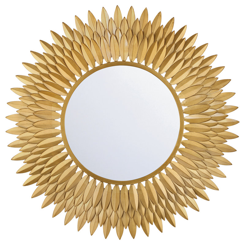 Miroir Thom, Or antique , 30 po x 30 po