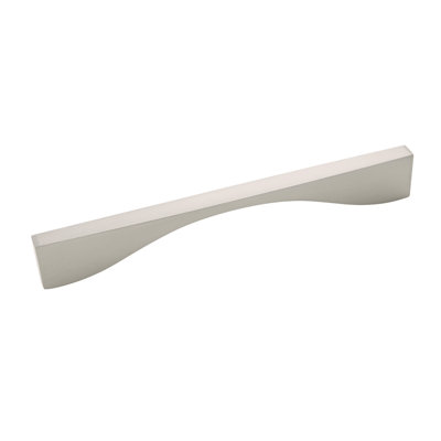Channel Collection Handle Pull -  7-9/16" Center to Center Cabinet Pull Satin Nickel - Contemporary Hardware for Drawers & Cabinets