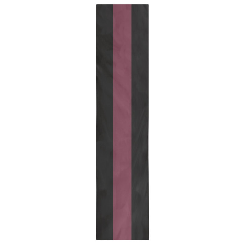 Cleveland Basketball Table Runner, Poly Twill, Black/Wine/Black, 90" L x 16" W