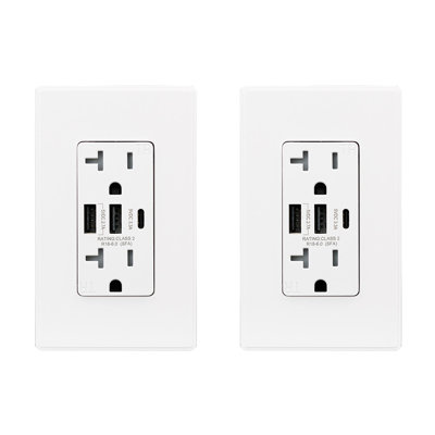20 Tamper Resistant Duplex Outlet