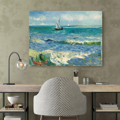 Les Saintes Maries De La Mer by Vincent Van Gogh - 1 Piece Wrapped Canvas Wall Art
