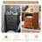 Farideh Wood 2 - Drawers Nightstand, Rustic End Table With Charging Station-18594277