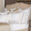 Nicola 100% Cotton Geometric Embroidered Flat Sheet-1800932892-1800932894