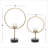 14.90'' H Iron Tabletop Tealight Holder