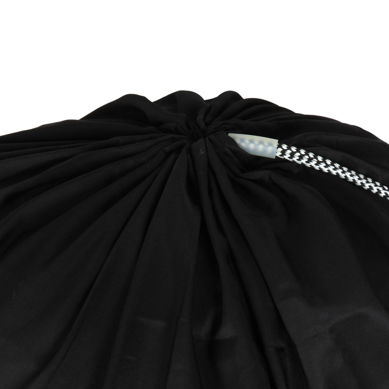 Fabric Laundry Bag, Black