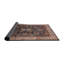 Tapis oriental rouge / bleu Manase-1854609993