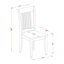 Ensemble de table de salle à manger 5 pièces comprenant une table de cuisine ovale avec rallonge papillon et 4 chaises de salle à manger, 42 po x 60 po, brun selle-124281012-124281010-124281013