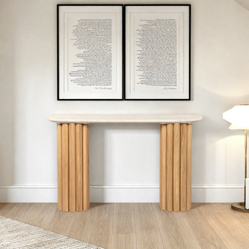 Console Retro Minimalist Art, H 31,5 po x l 55,12 po x P 15,75 po