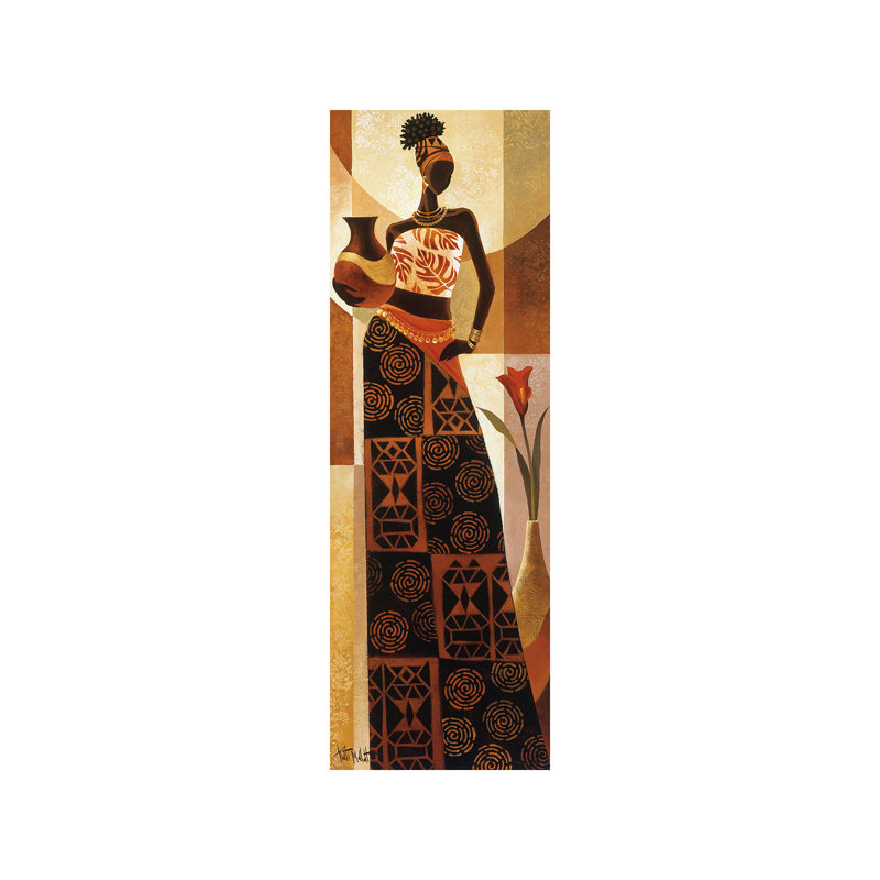 Naima by Keith Mallett - Wrapped Canvas Panoramic Print, 30.48 cm H x 91.44 cm W x 1.91 cm D