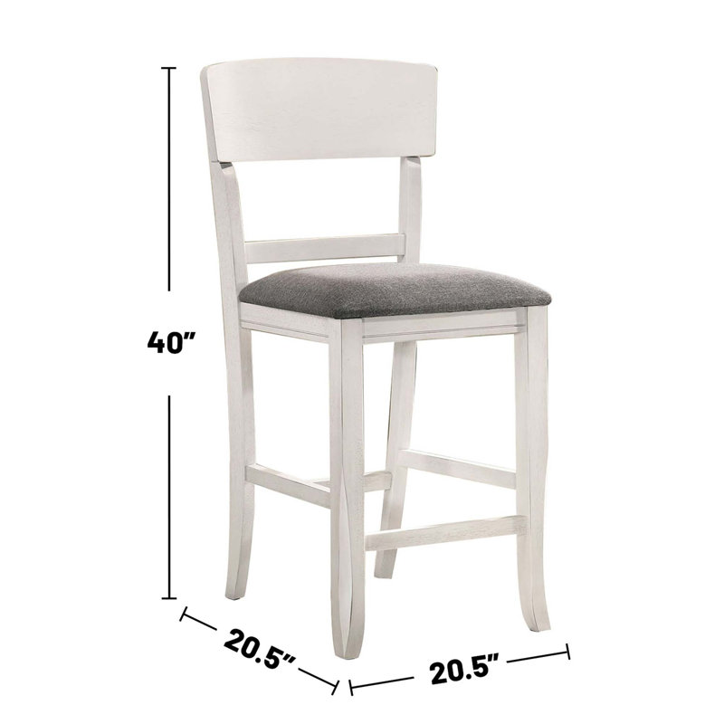 Ensemble de 2 chaises rembourrées en tissu