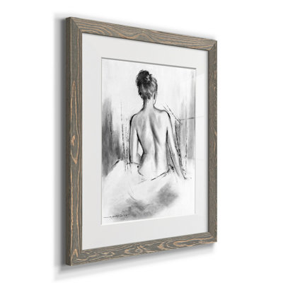 " Soft Silhouette VI " Painting Print