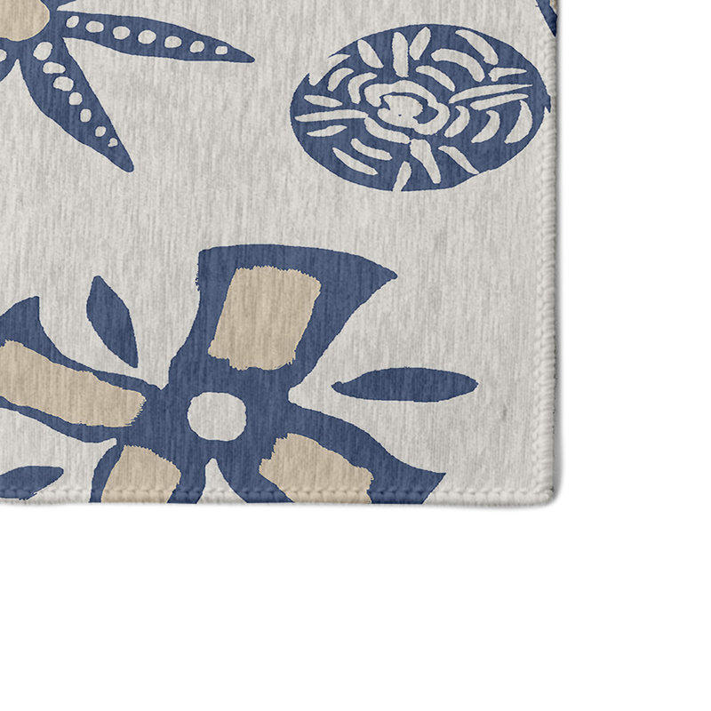 Alcesta Chenille Geometric Indoor Rug, Rectangle 4' x 6'